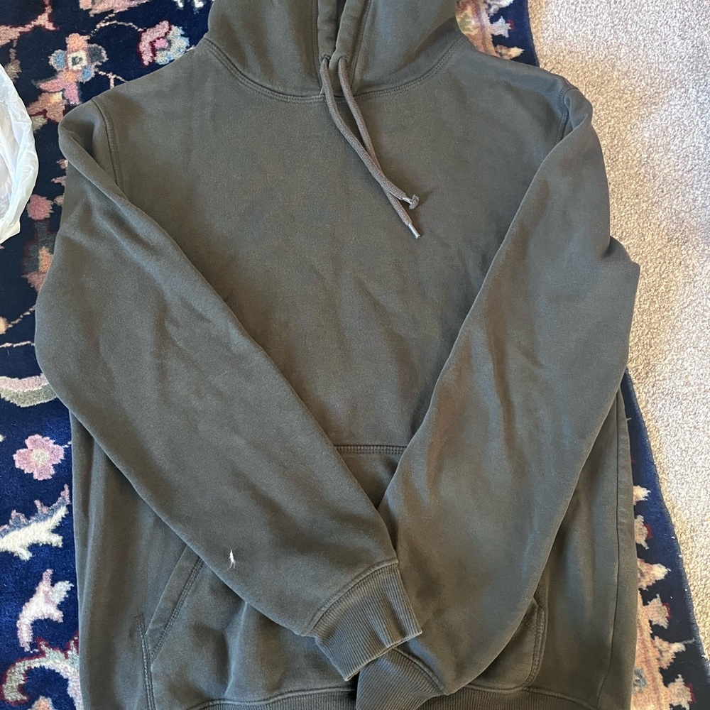 H&M Forest Green Relaxed Hoodie